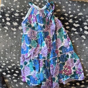 Zimmermann Purple Floral Kids Dress